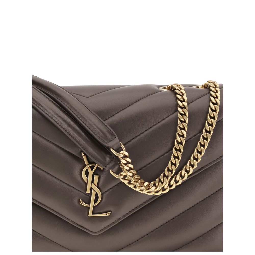Saint Laurent Gray LouLou Shoulder Bag