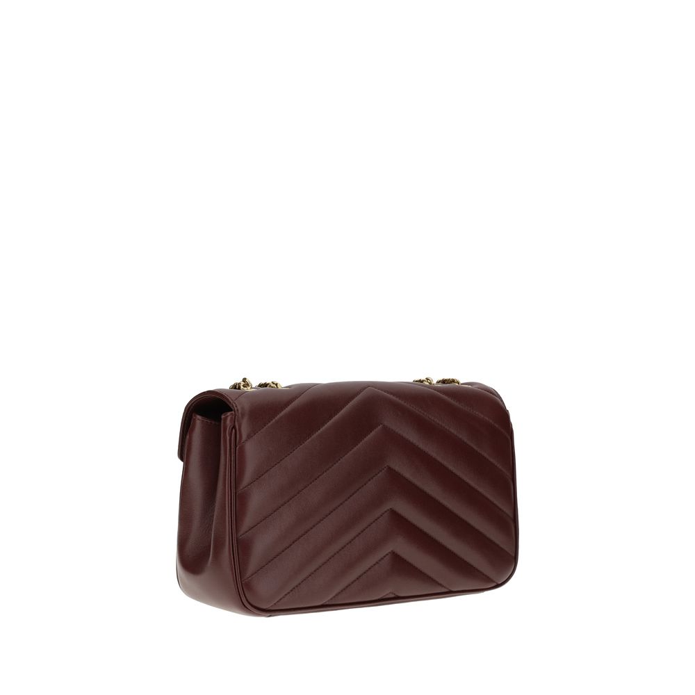 Saint Laurent Bordeaux LouLou Shoulder Bag