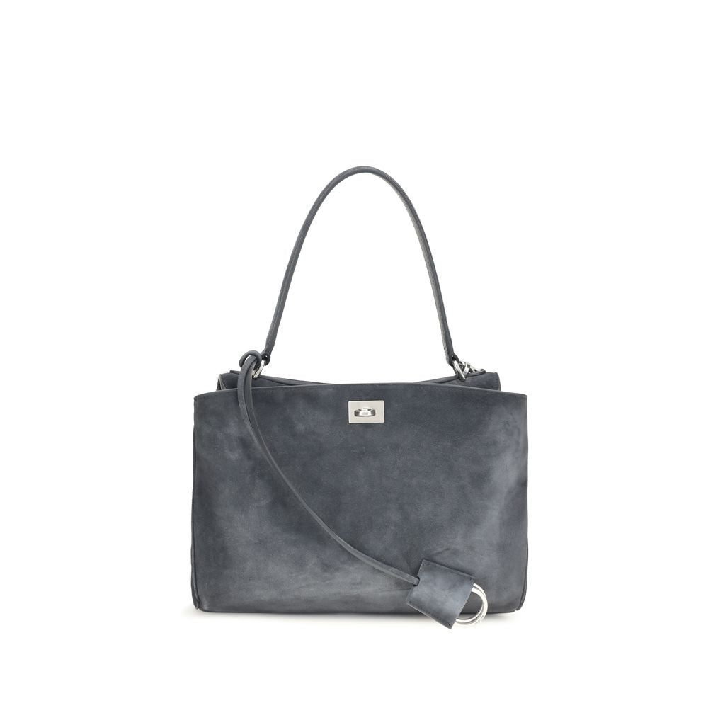 Balenciaga Gray  Small Rodeo  Handbag