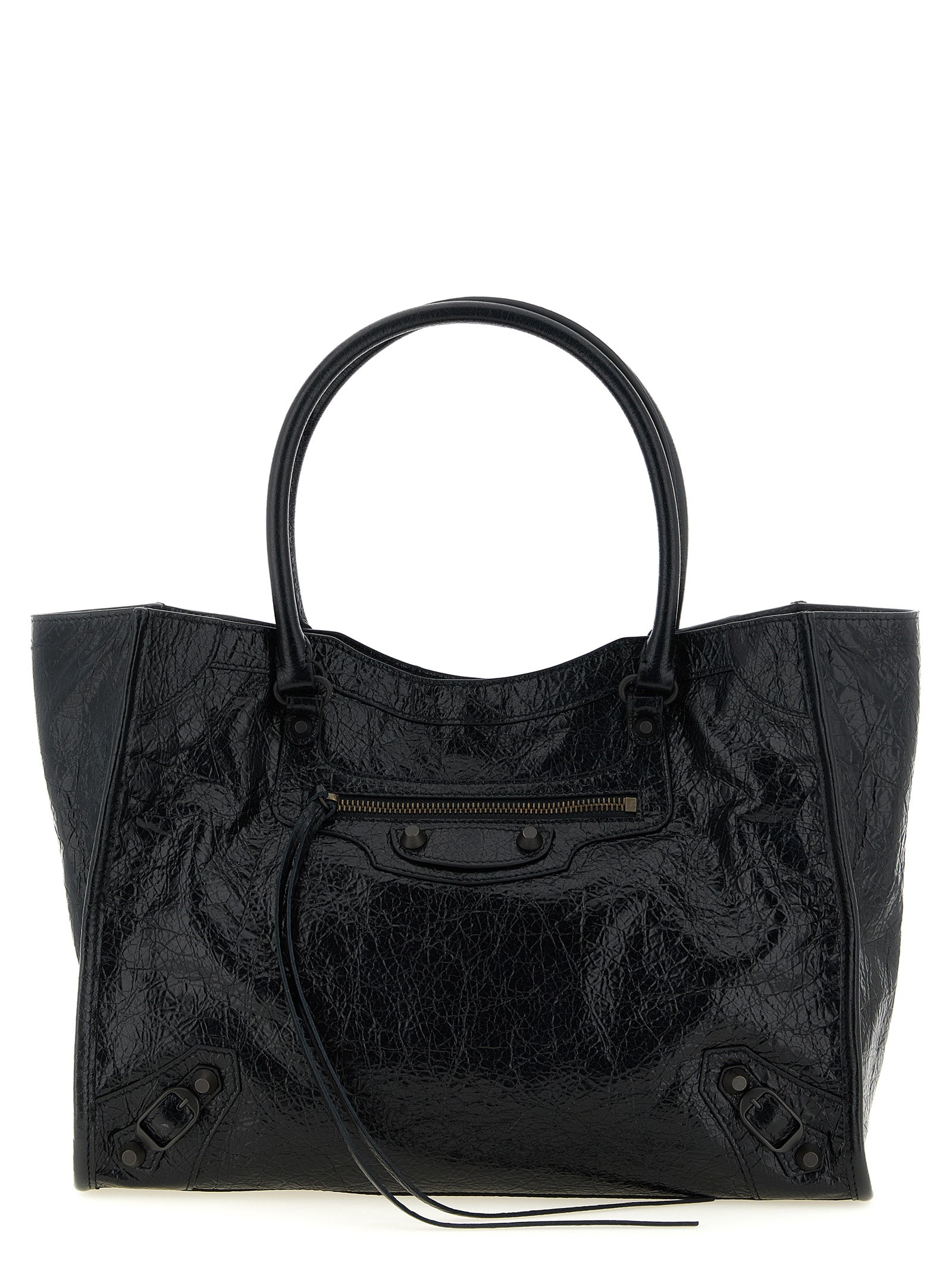 Balenciaga Black Le City  Tote Bag