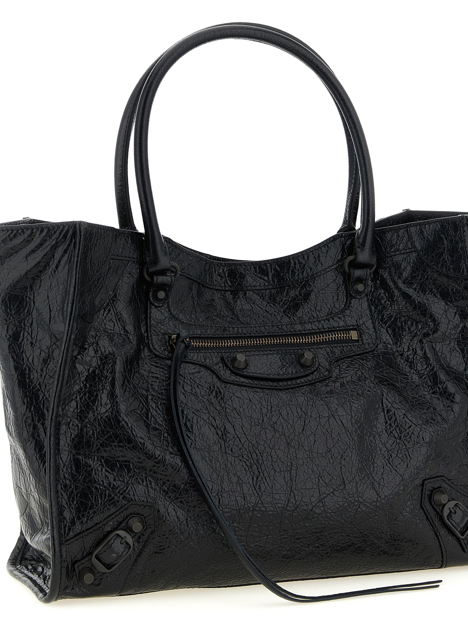 Balenciaga Black Le City  Tote Bag