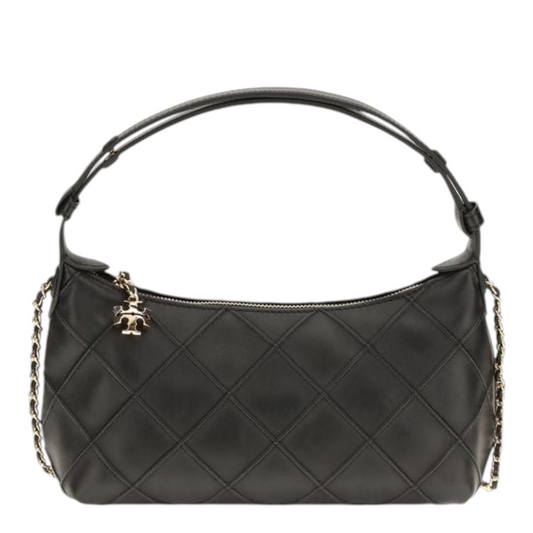 Tory Burch Fleming Clutch Bag Black