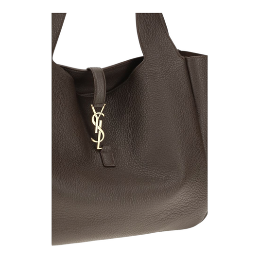 Saint Laurent Le 5 À 7 Shoulder Bag Brown Leather
