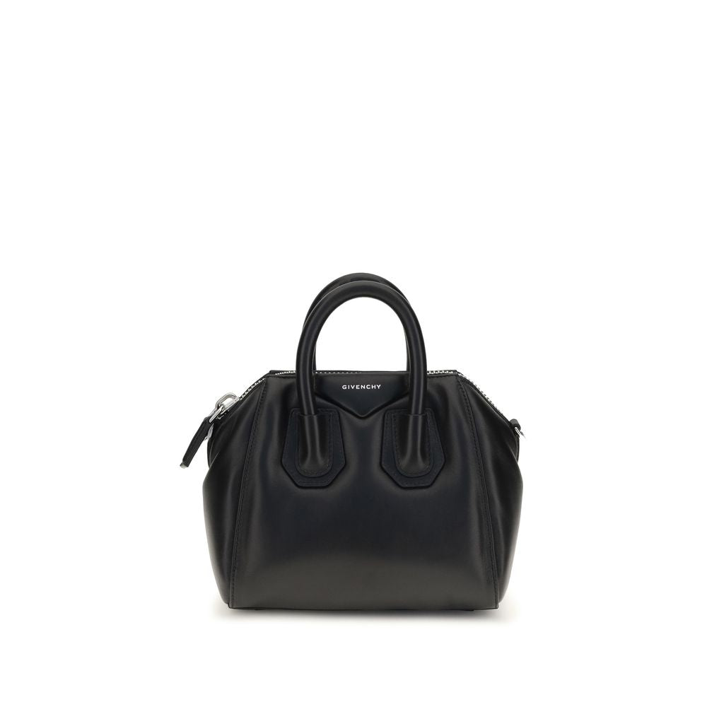 Givenchy Black  Antigona Bomber Mini Handbag