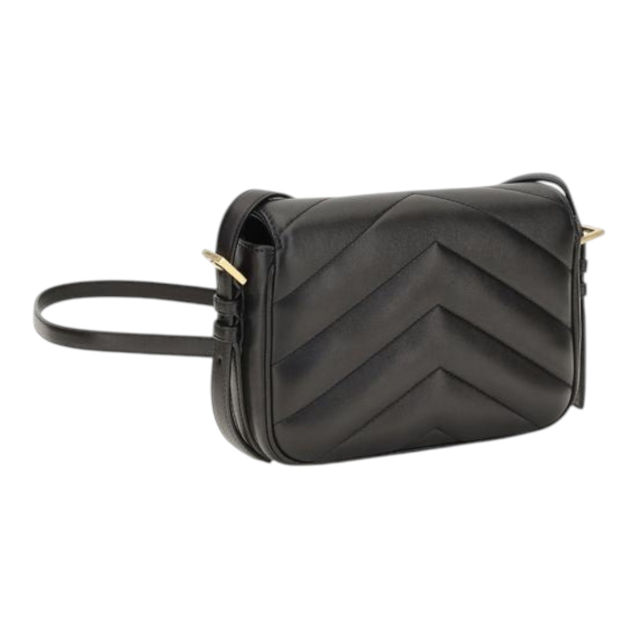 Saint Laurent Black  Loulou Cassandre Toy  Shoulder Bag