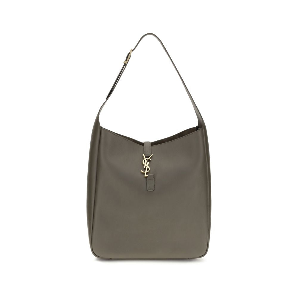 Saint Laurent Gray  Le 5 À 7 Shoulder Bag