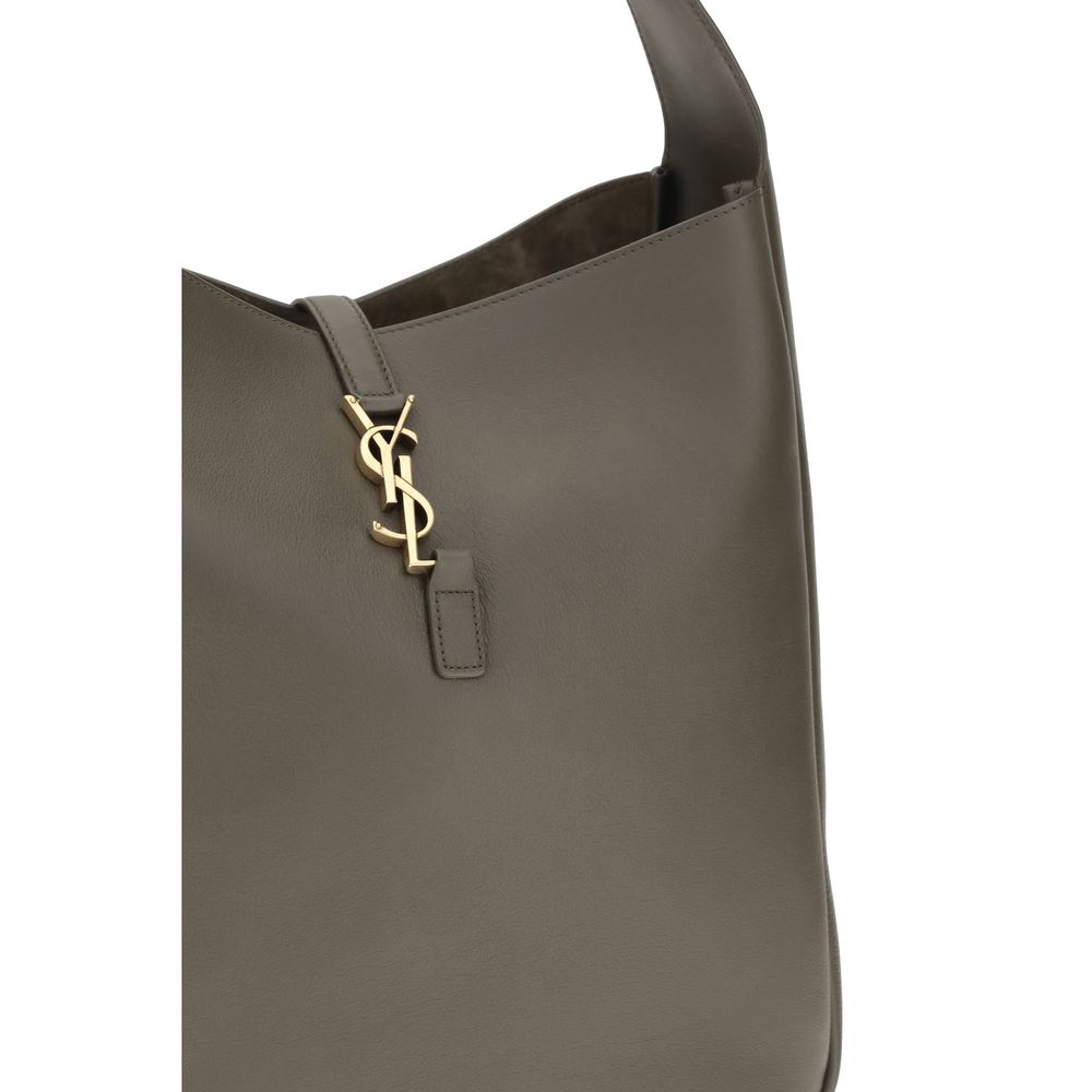 Saint Laurent Gray  Le 5 À 7 Shoulder Bag