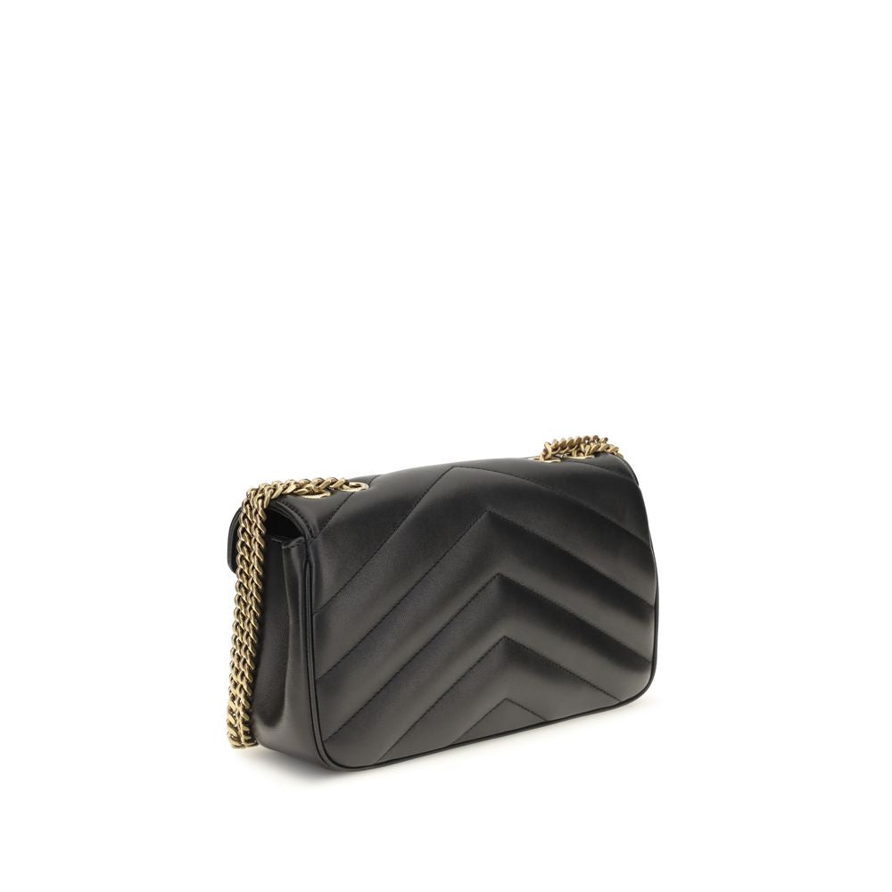 Saint Laurent Black  LouLou Shoulder Bag