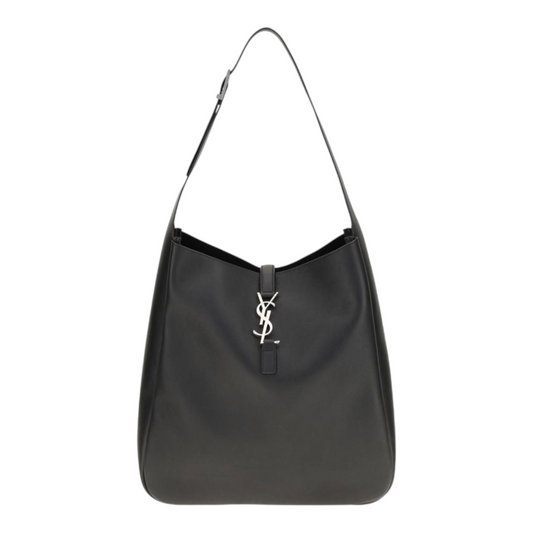 Saint Laurent Le 5 à 7 Large Black Leather