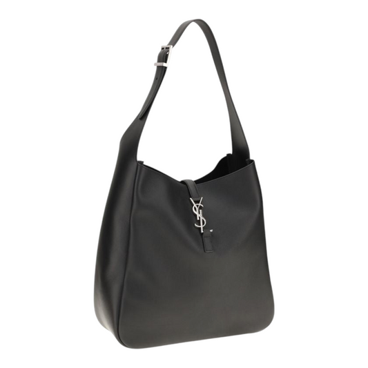 Saint Laurent Le 5 à 7 Large Black Leather