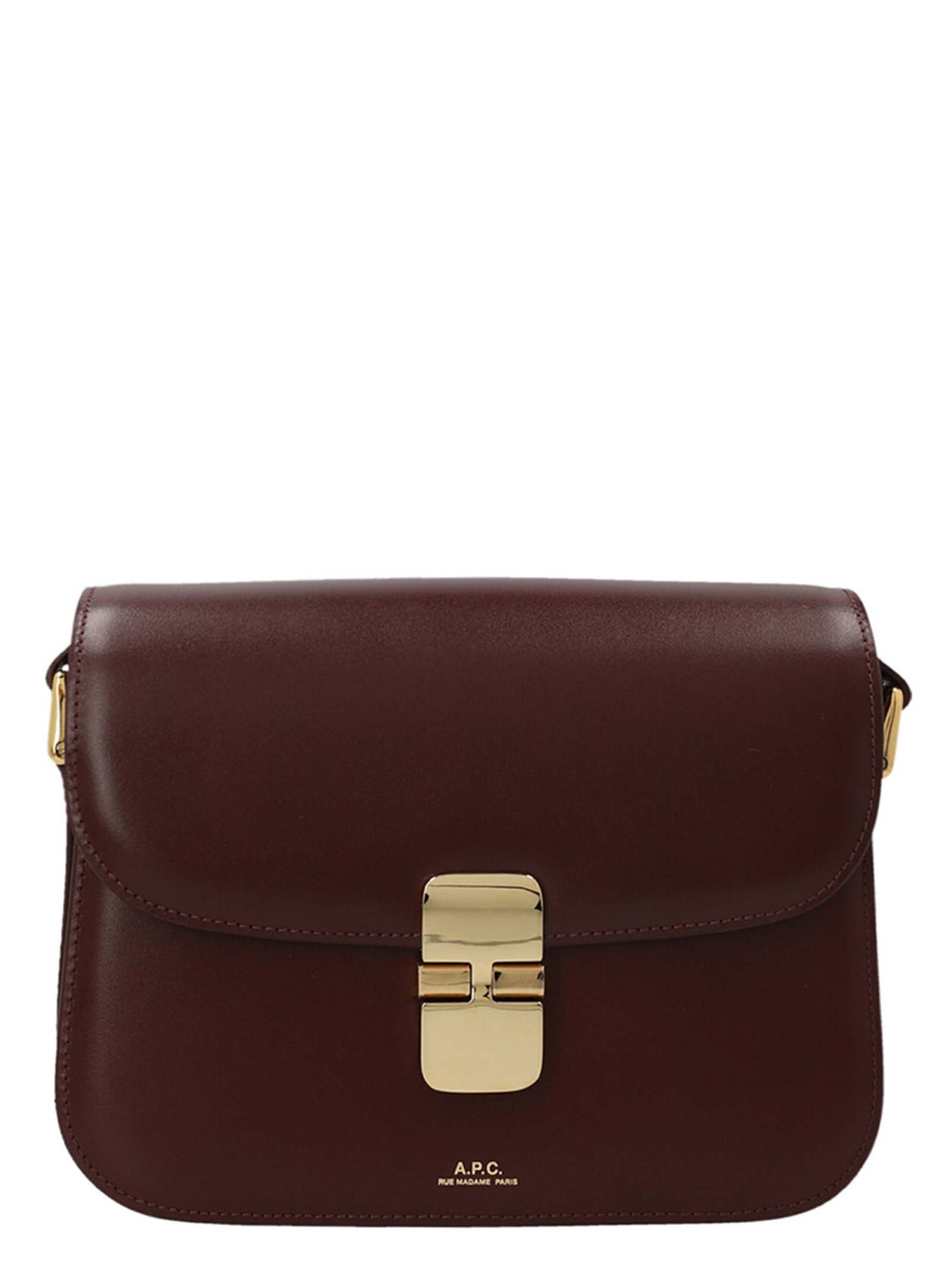 A.P.C. Bordeaux Grace Small Crossbody Bag