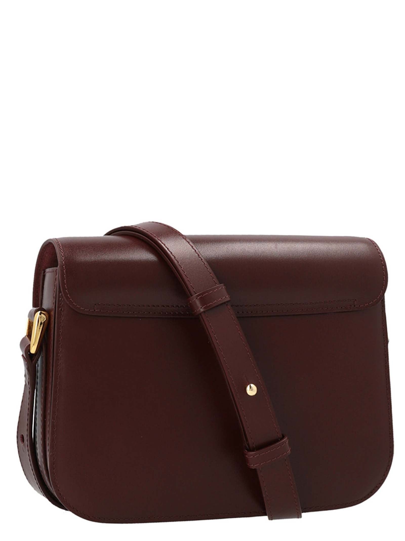 A.P.C. Bordeaux Grace Small Crossbody Bag