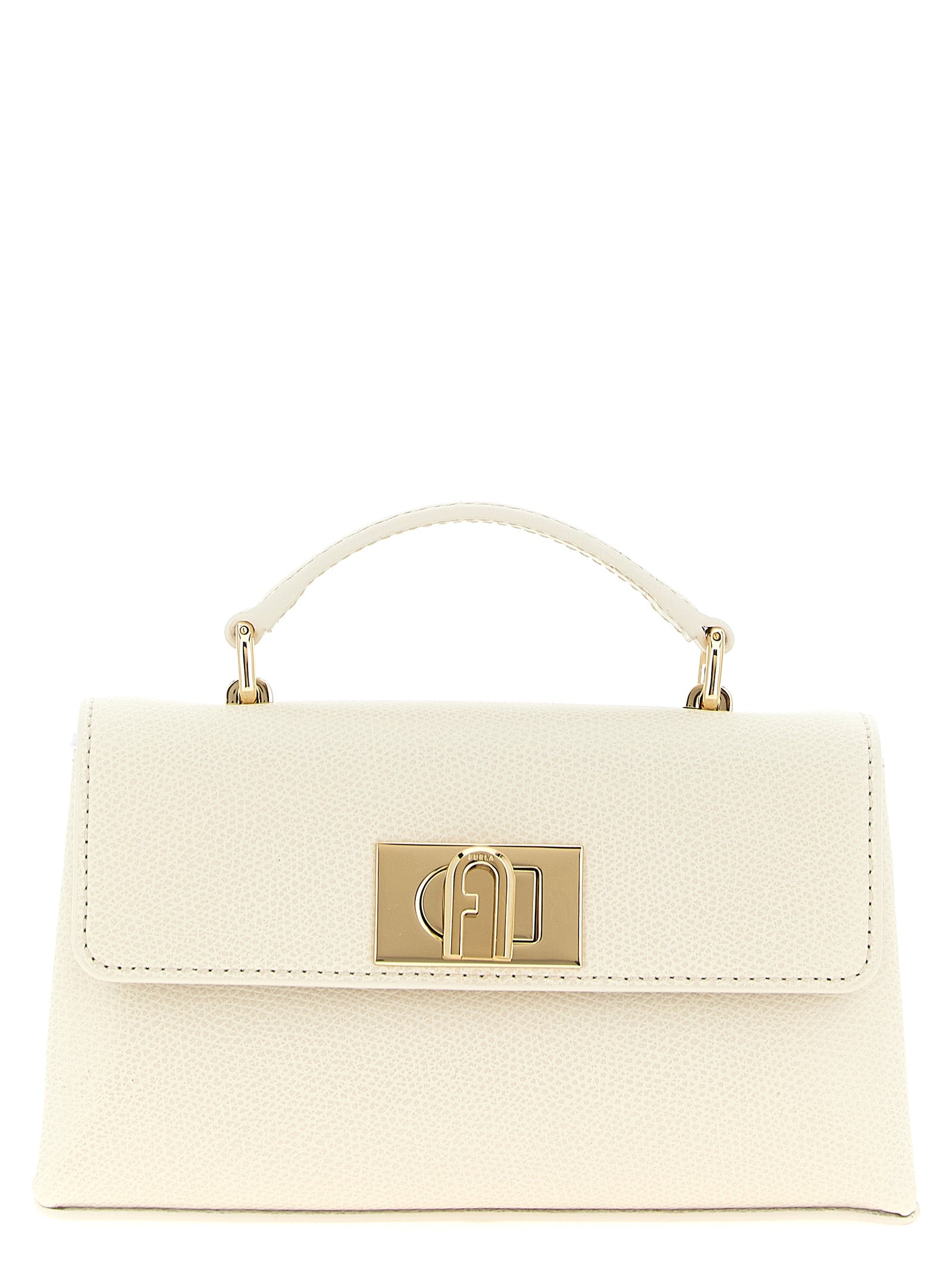 Furla White 1927 Mini Crossbody Bag