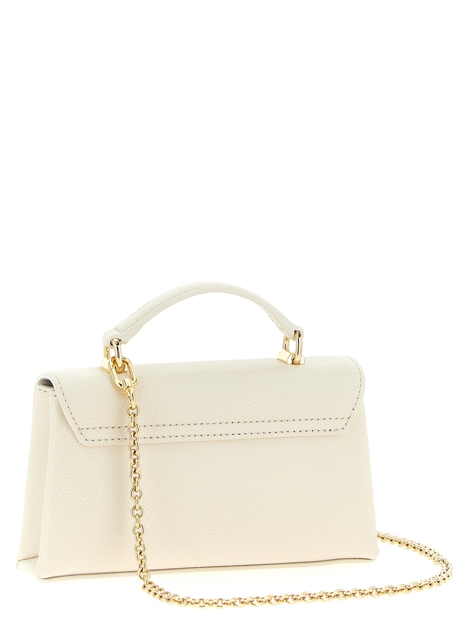 Furla White 1927 Mini Crossbody Bag