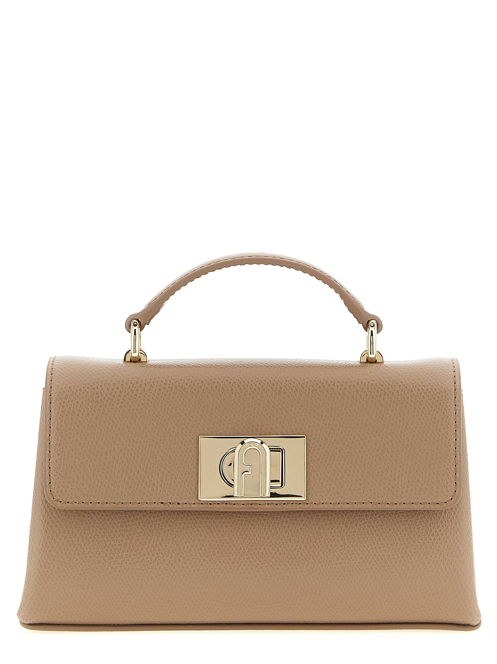 Furla Beige 1927 Mini Crossbody Bag