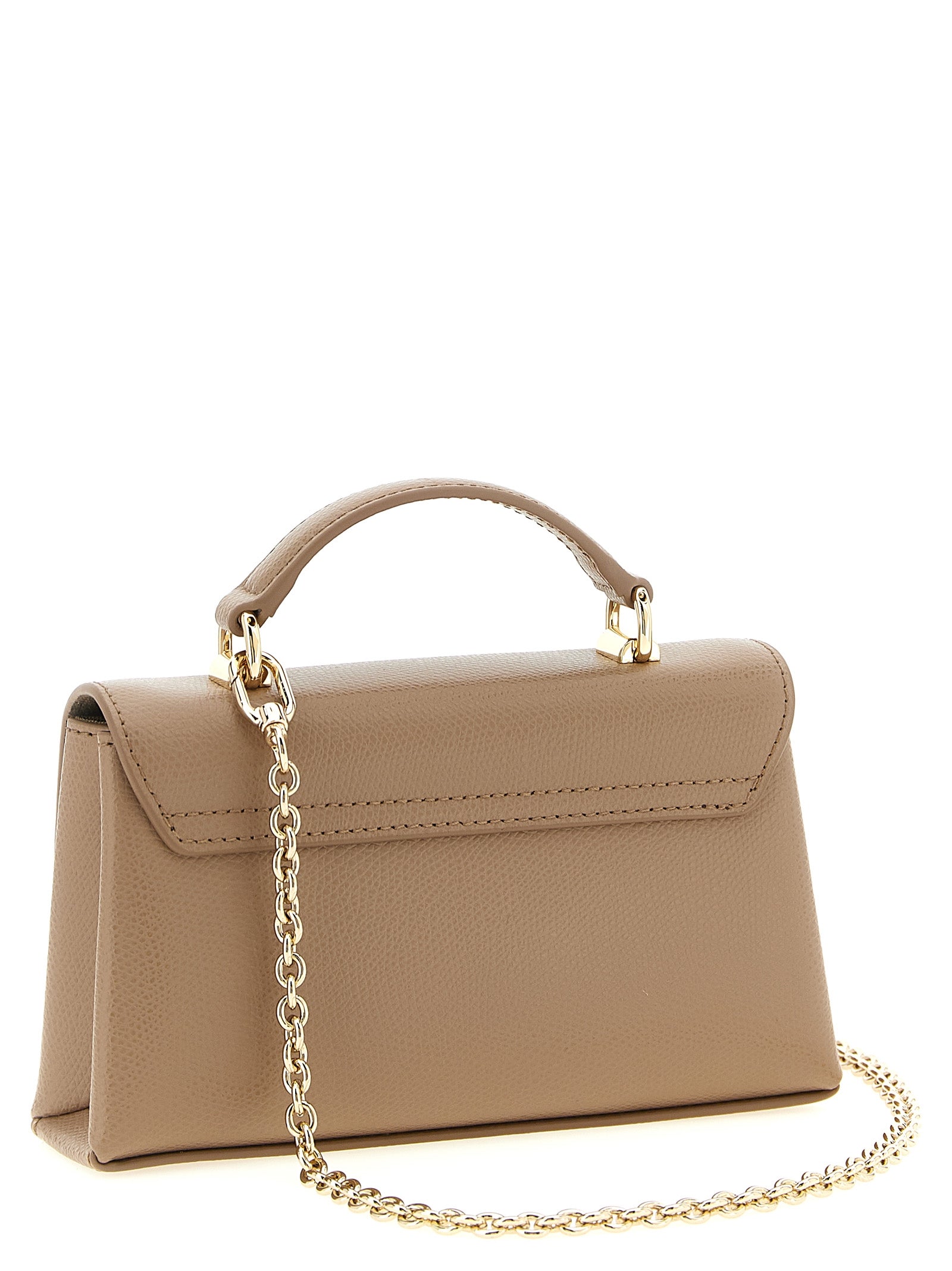 Furla Beige 1927 Mini Crossbody Bag
