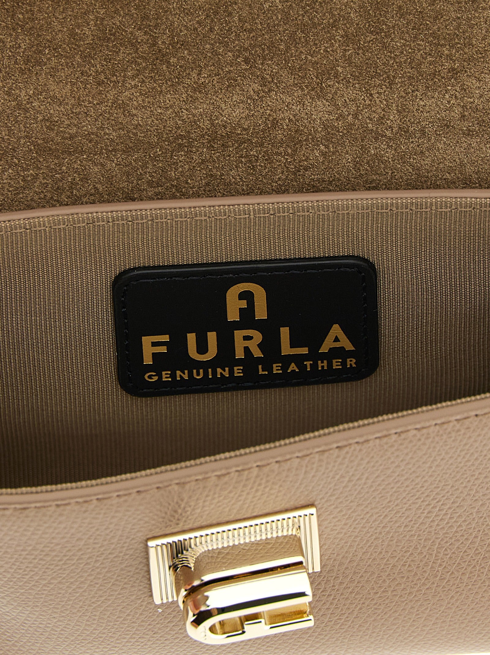 Furla Beige 1927 Mini Crossbody Bag