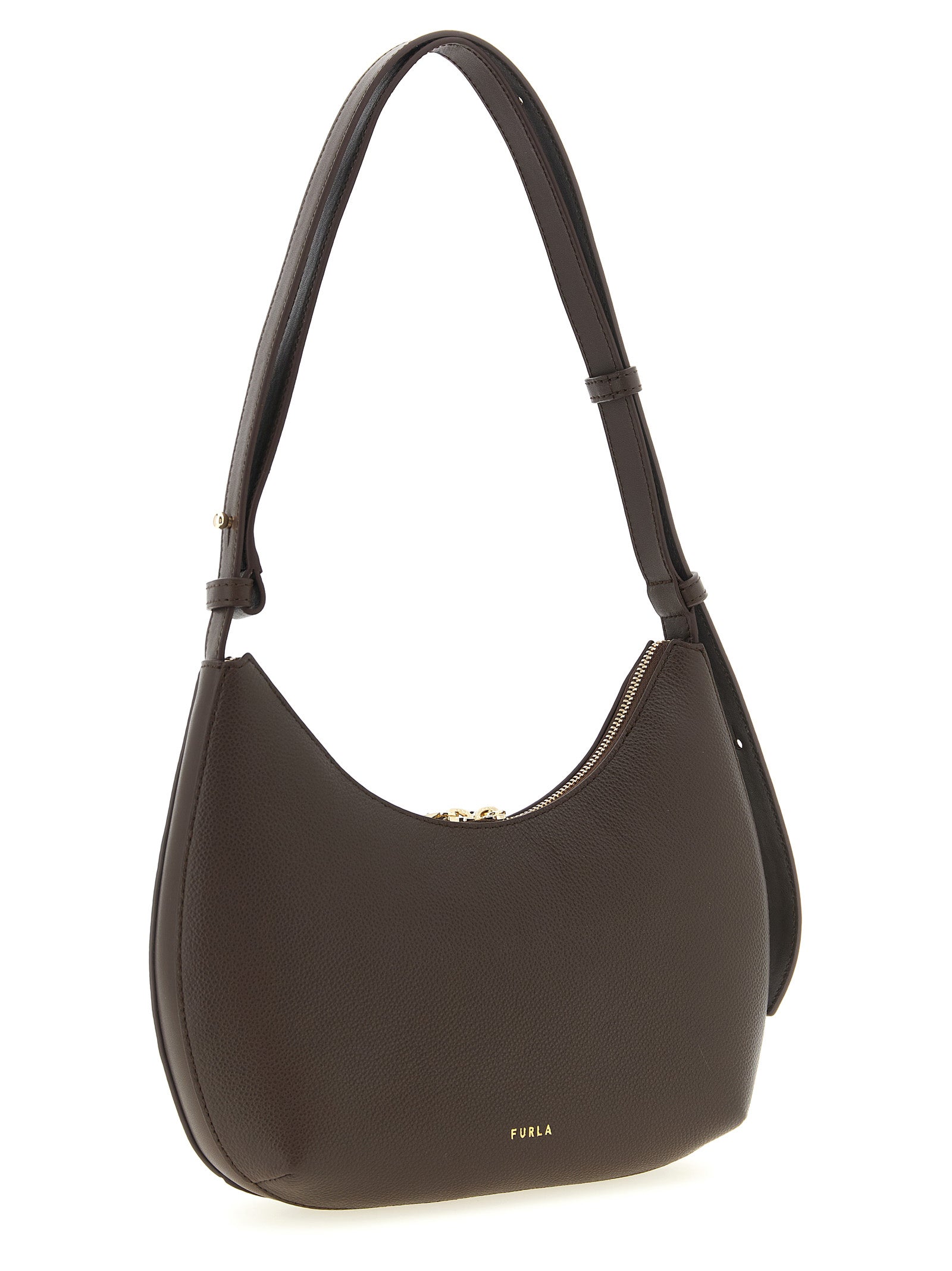 Furla Brown Goccia Shoulder Bag