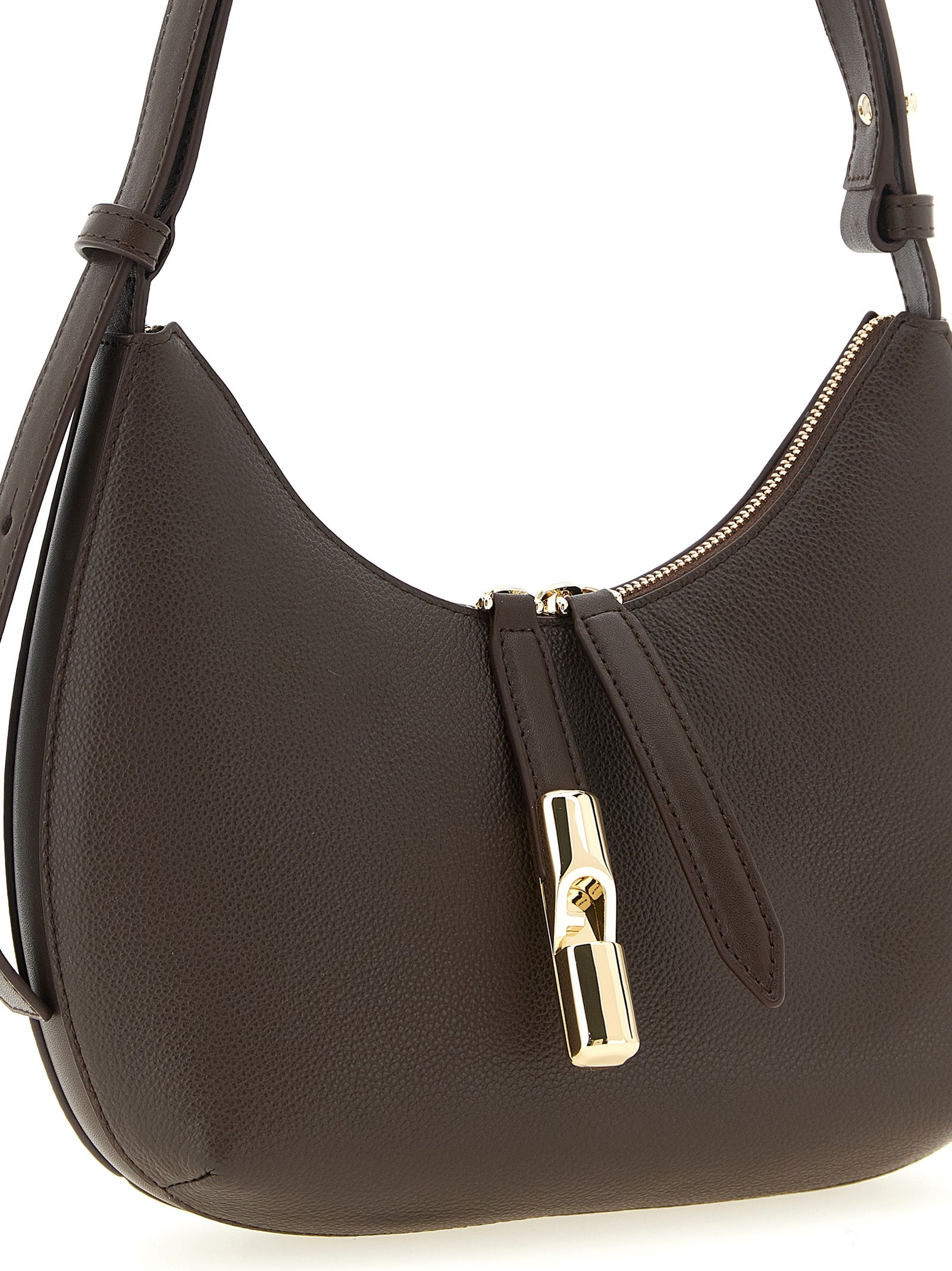 Furla Brown Goccia Shoulder Bag