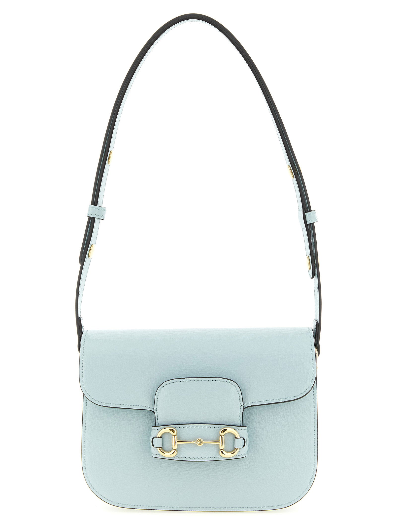 Gucci Blue Horsebit 1955 Shoulder Bag