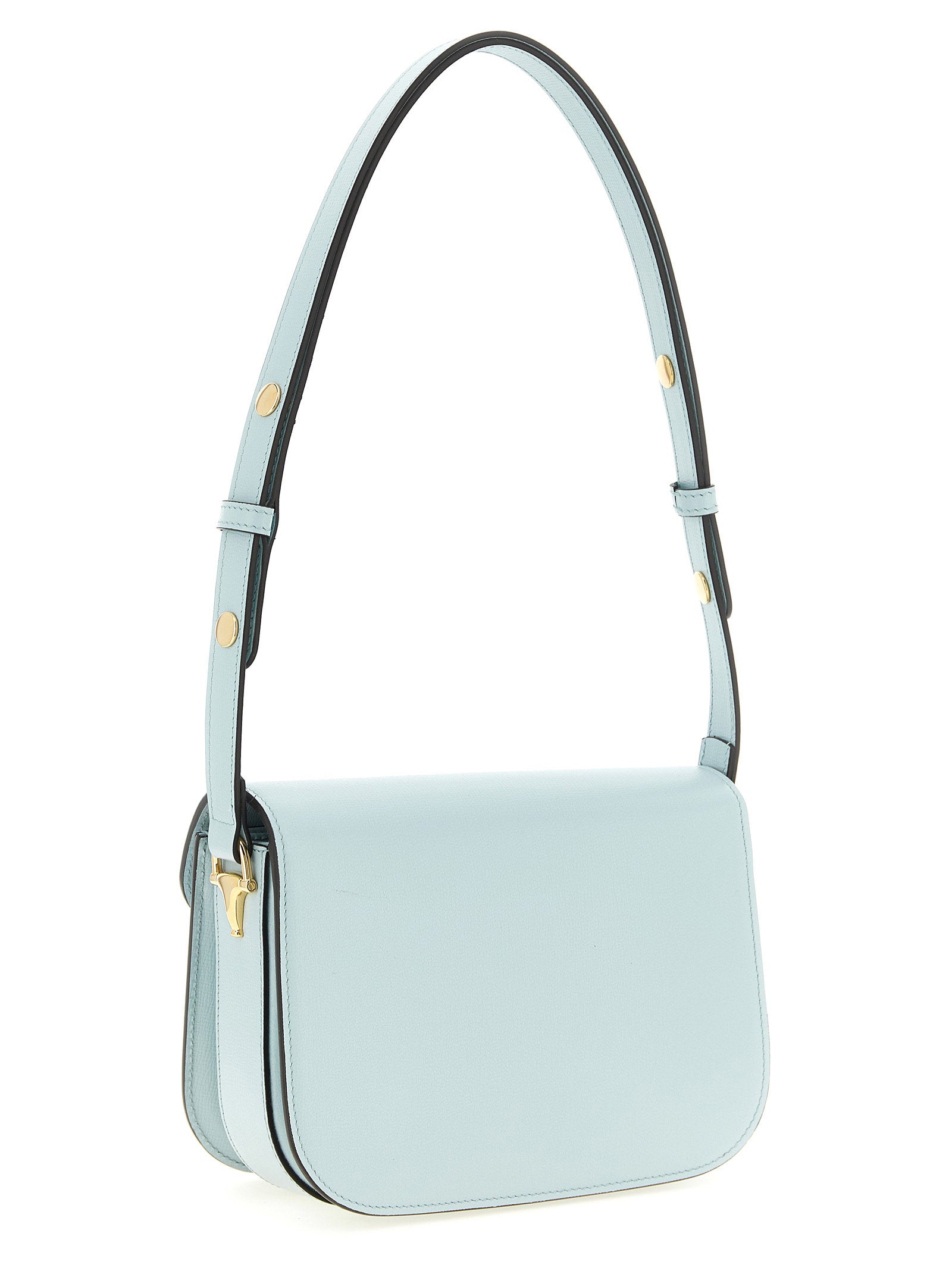 Gucci Blue Horsebit 1955 Shoulder Bag