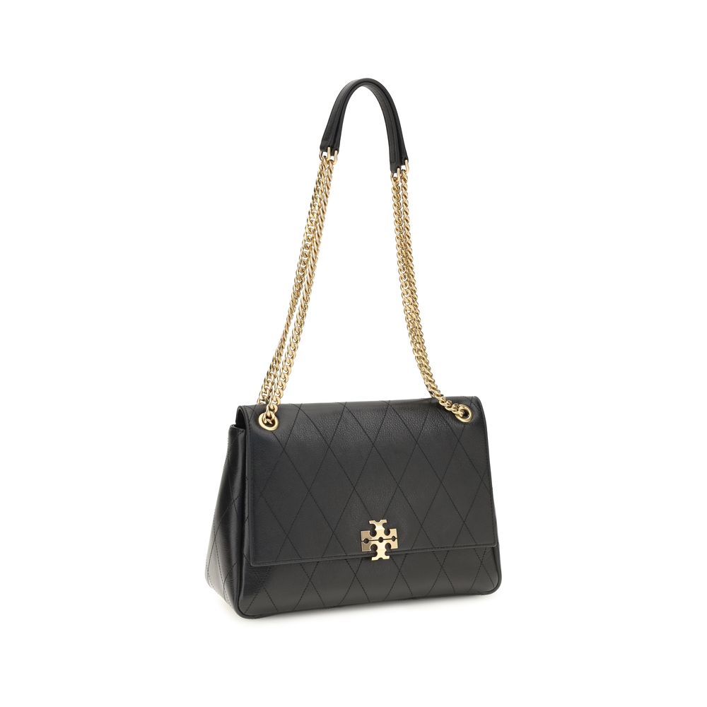 Tory Burch Black  Charlie  Shoulder Bag