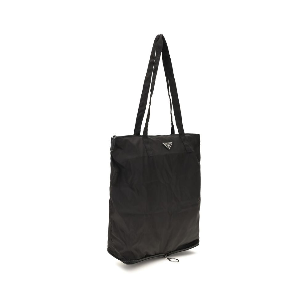 Prada Black  Re-Nylon Tote Bag