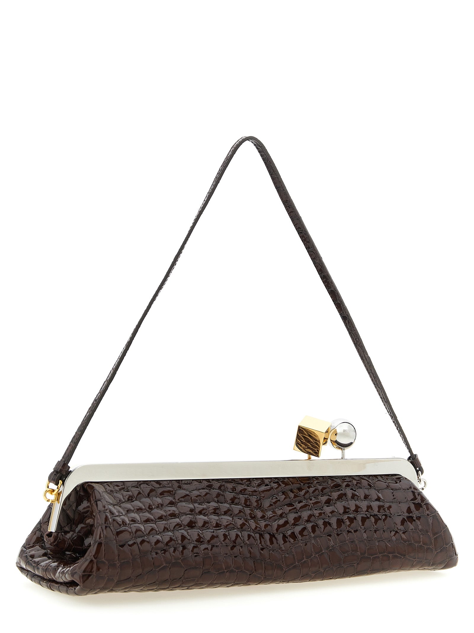 Jacquemus Brown La Pochette Salon Clutch Bag