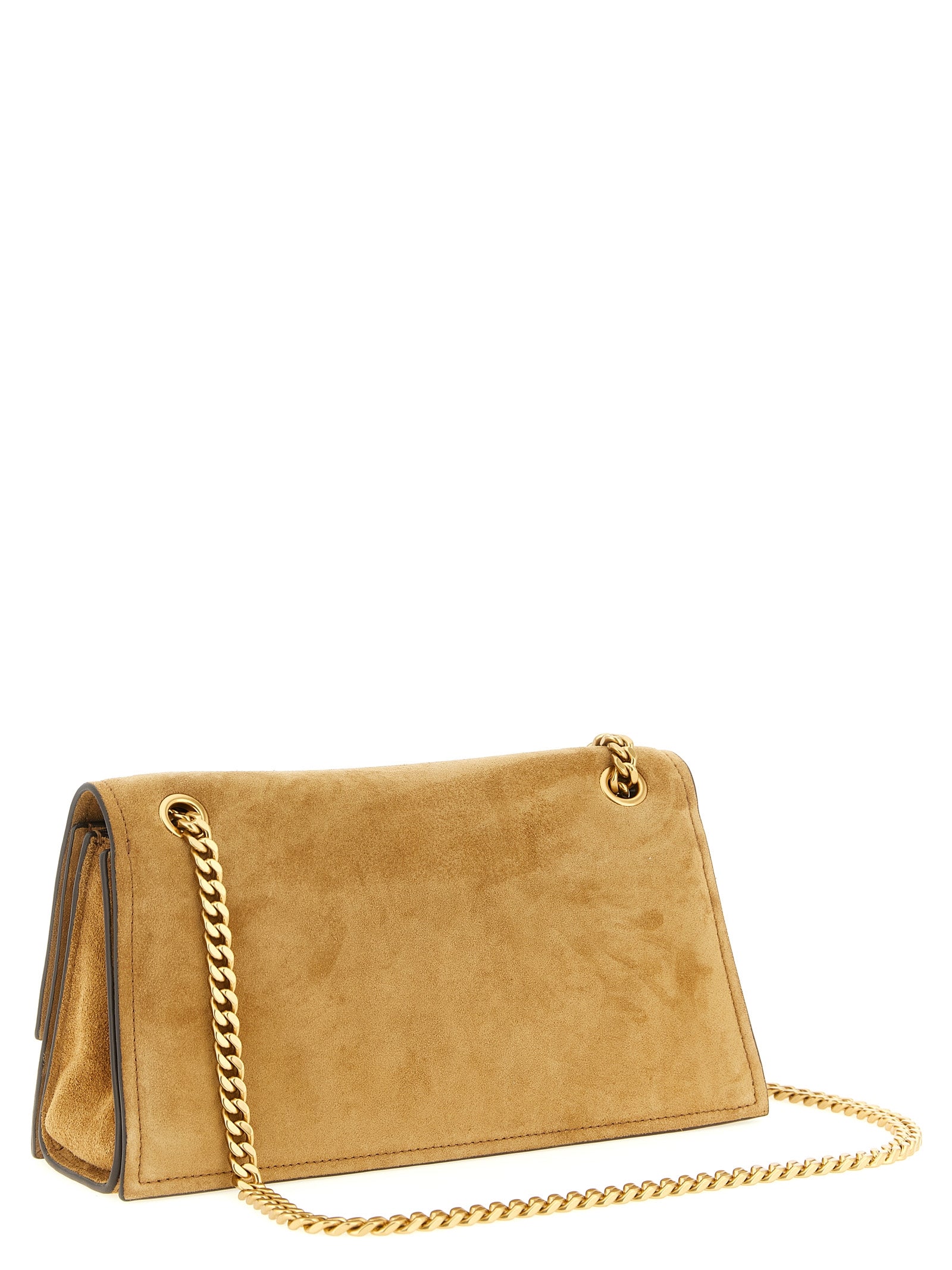 Tory Burch Brown Kira Turnlock Shoulder Bag