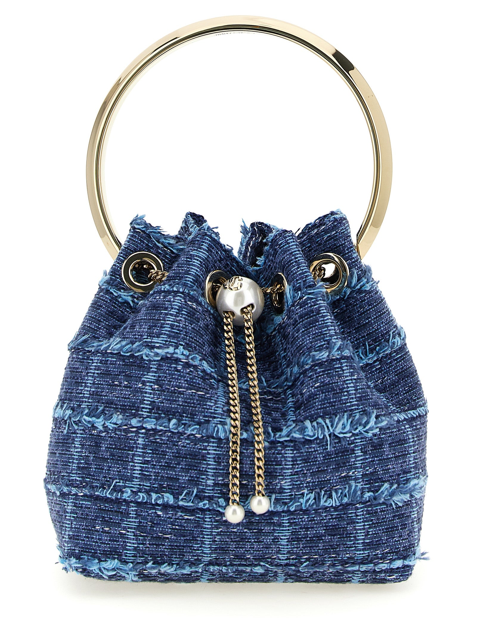 Jimmy Choo Blue Bucket Bag