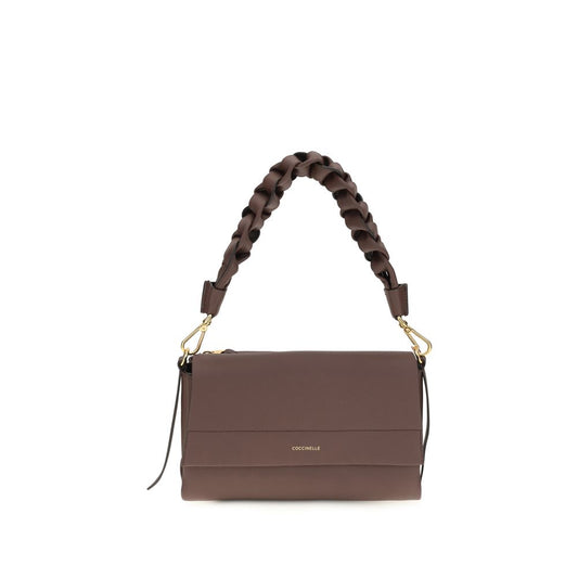 Coccinelle Boheme Shoulder Bag Brown Leather