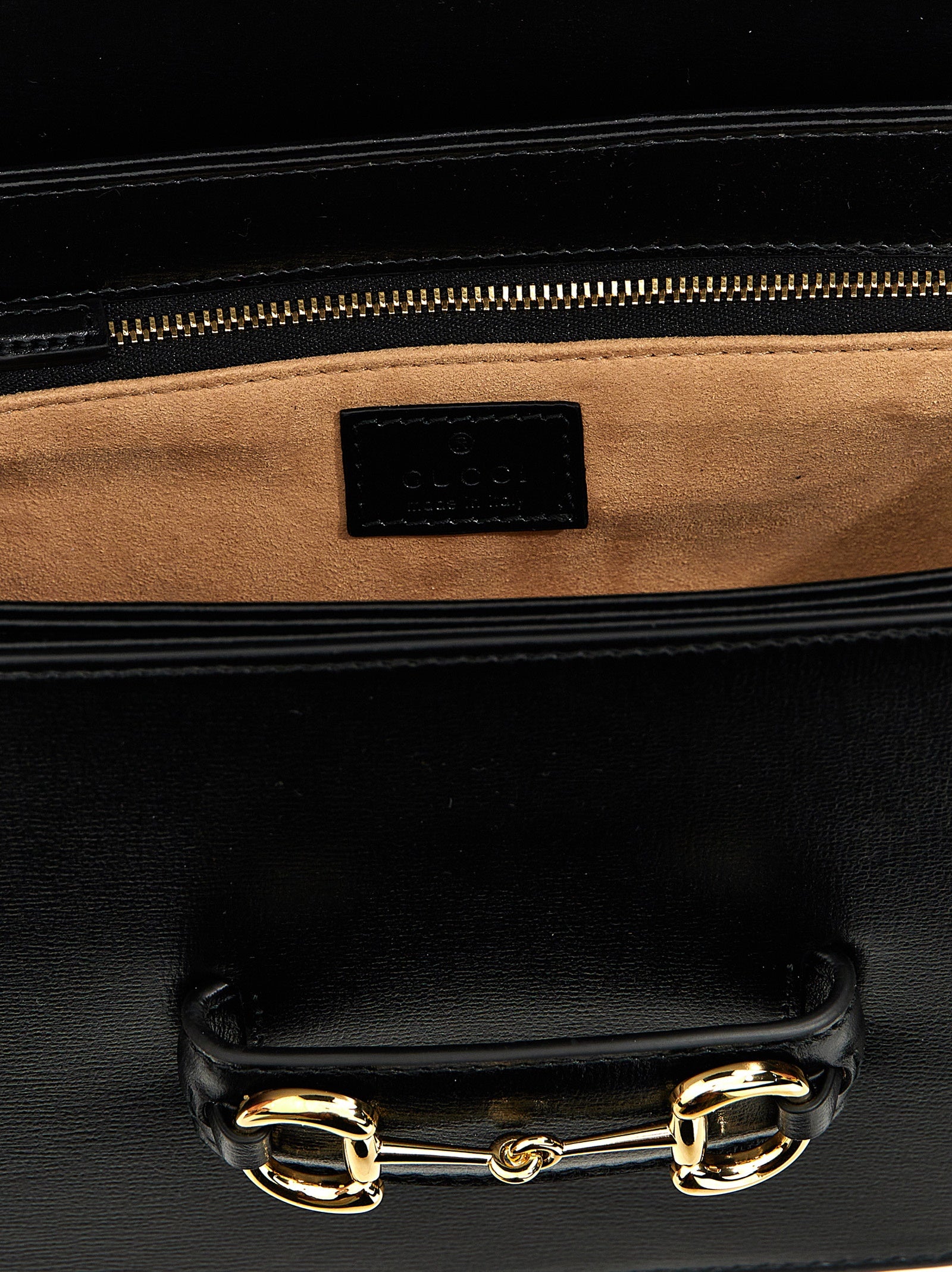 Gucci Black Horsebit 1955 Shoulder Bag