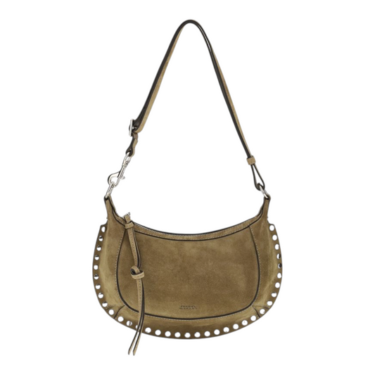 Isabel Marant Oskan Moon Shoulder Bag Beige