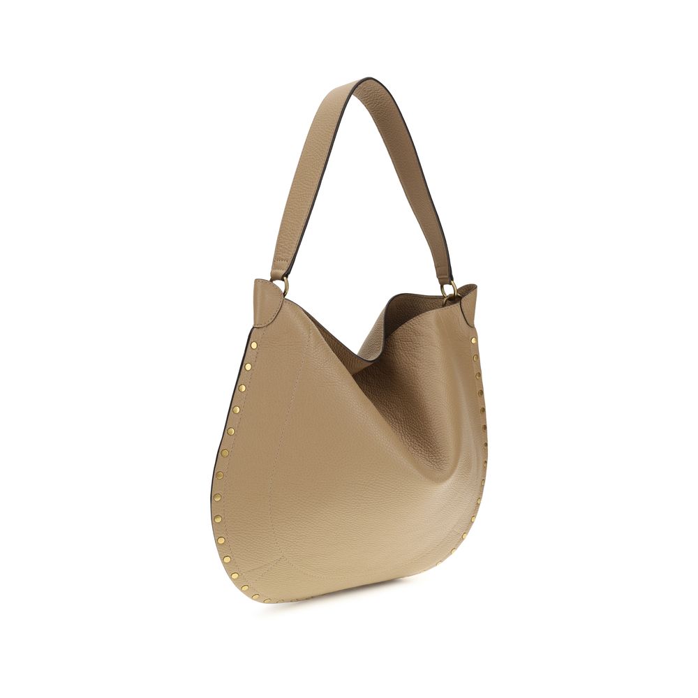 Isabel Marant Beige Oskan Hobo  Bag