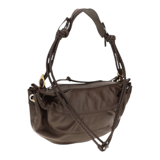 Isabel Marant Maia Shoulder Bag Brown Leather