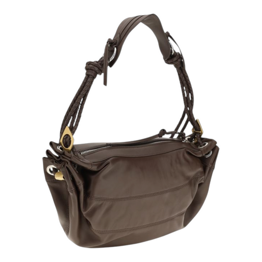 Isabel Marant Maia Shoulder Bag Brown Leather