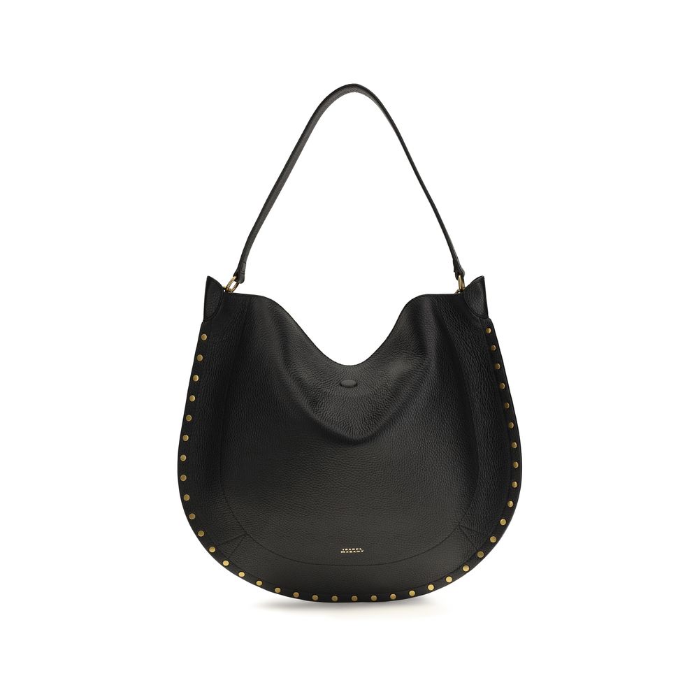 Isabel Marant Black  Oskan Hobo Shoulder Bag