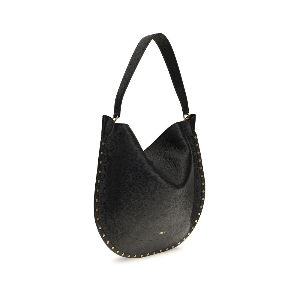 Isabel Marant Black  Oskan Hobo Shoulder Bag