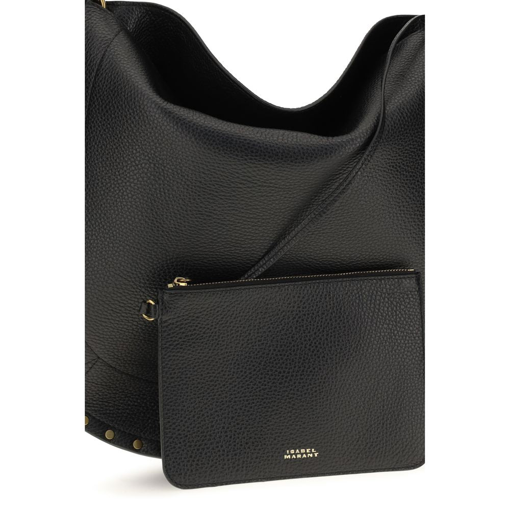 Isabel Marant Black  Oskan Hobo Shoulder Bag