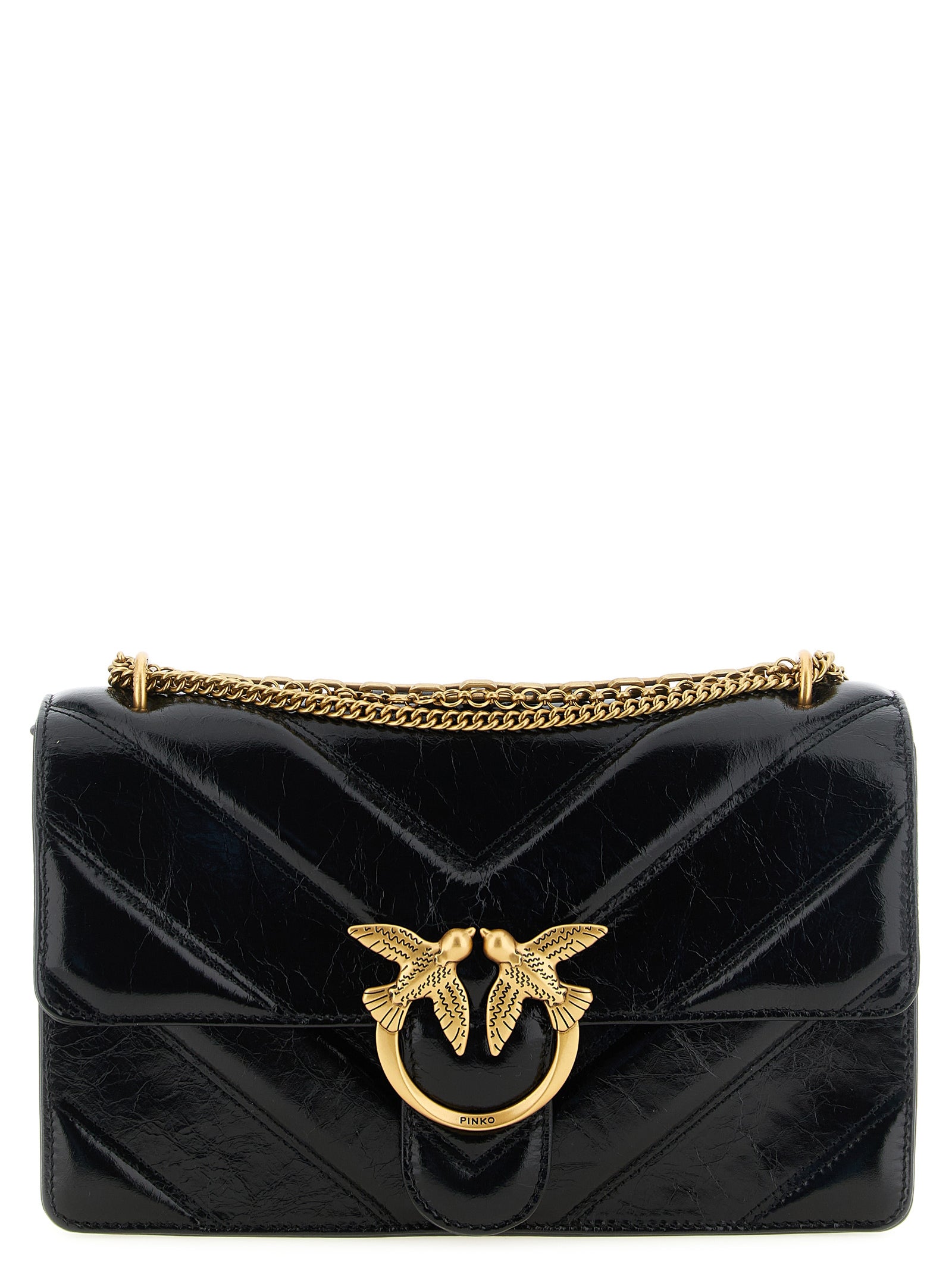 PINKO Black Love Shoulder Bag
