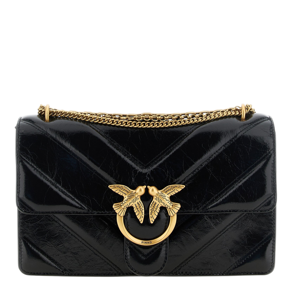 PINKO Love Shoulder Bag Black