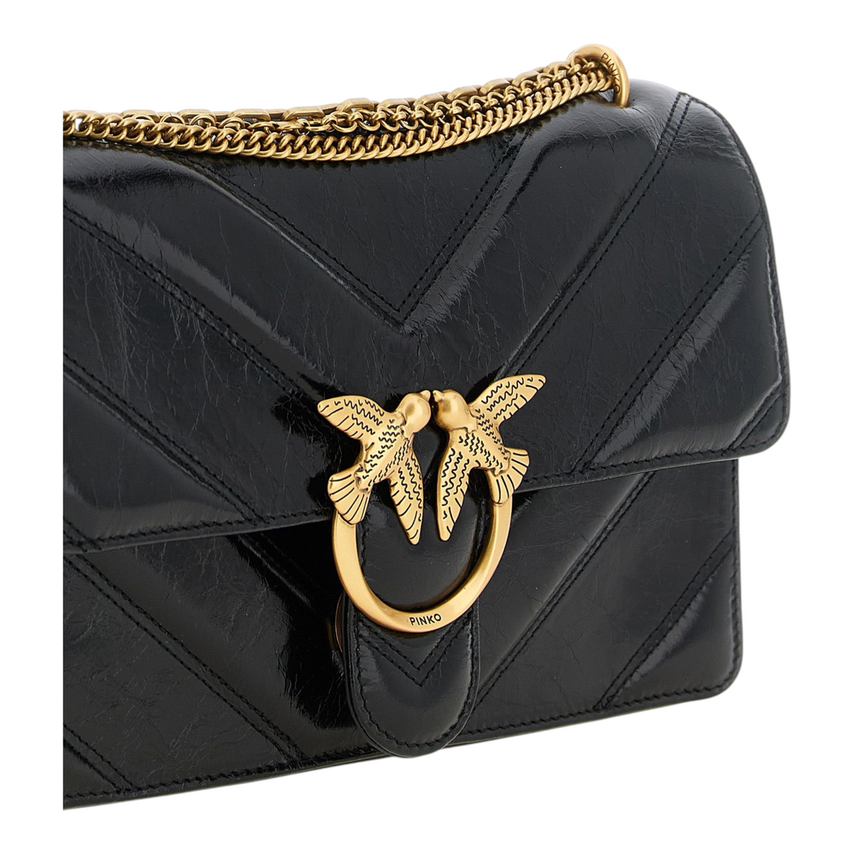 PINKO Love Shoulder Bag Black