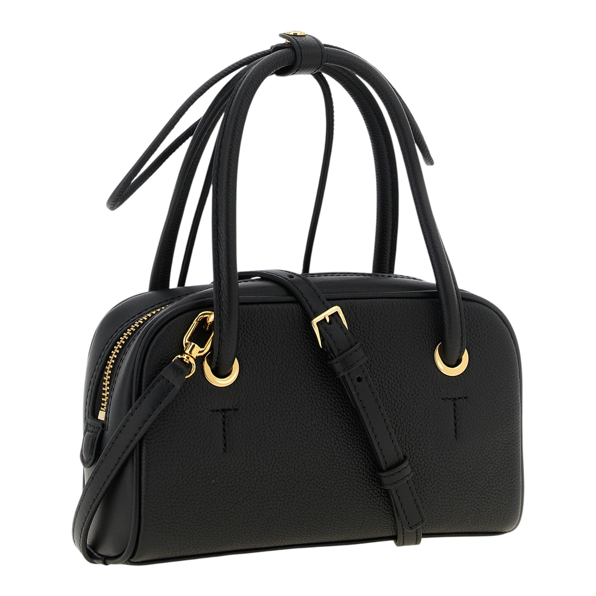 Furla Poppy S Bolso de Mano Negro Piel