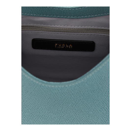 Furla Iride Bolso de Mano Azul Piel