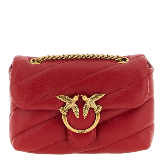 PINKO Baby Love Puff Bolso Bandolera Rojo