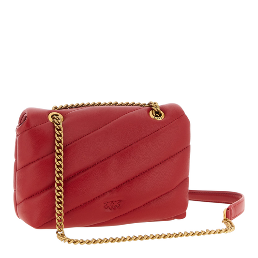 PINKO Baby Love Puff Bolso Bandolera Rojo