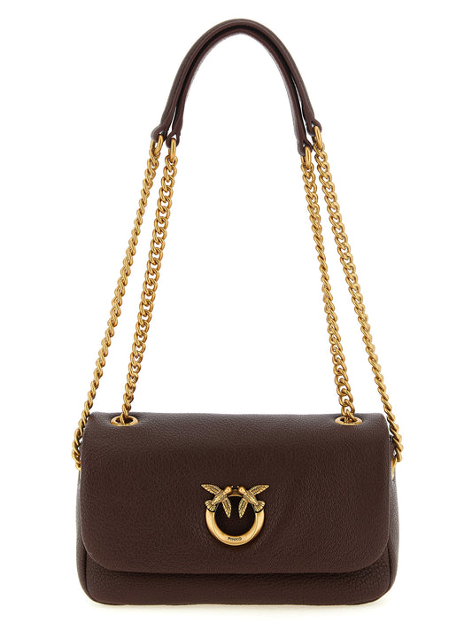 PINKO Love Shoulder Bag Brown