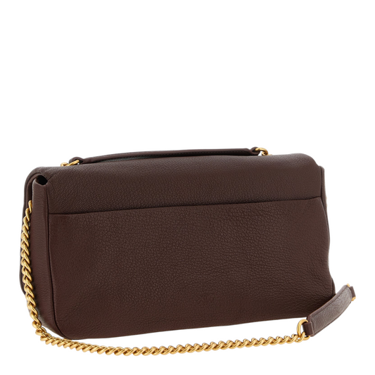 PINKO Love Birds Bolso de Hombro Marrón