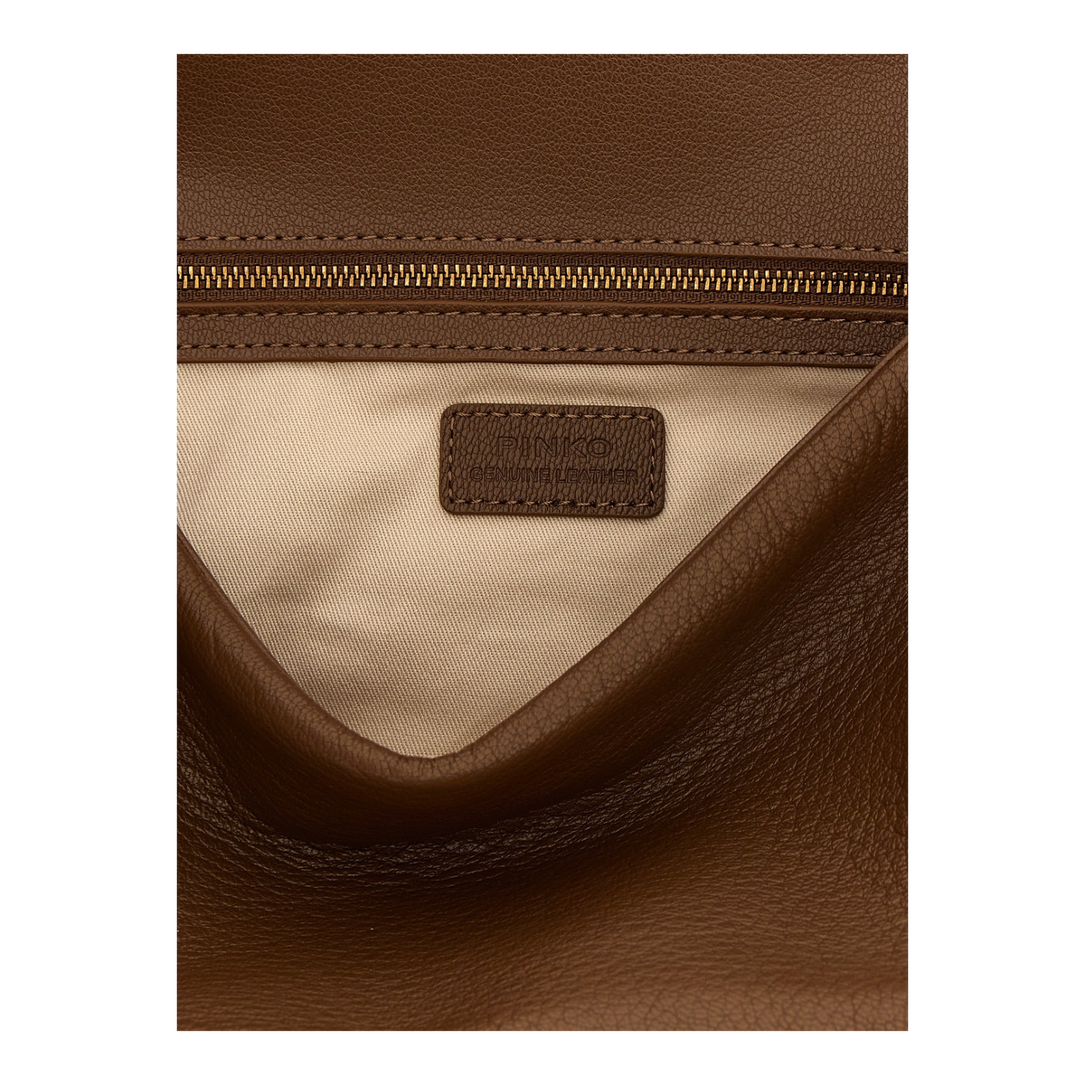 PINKO Love Birds Bolso de Hombro Marrón
