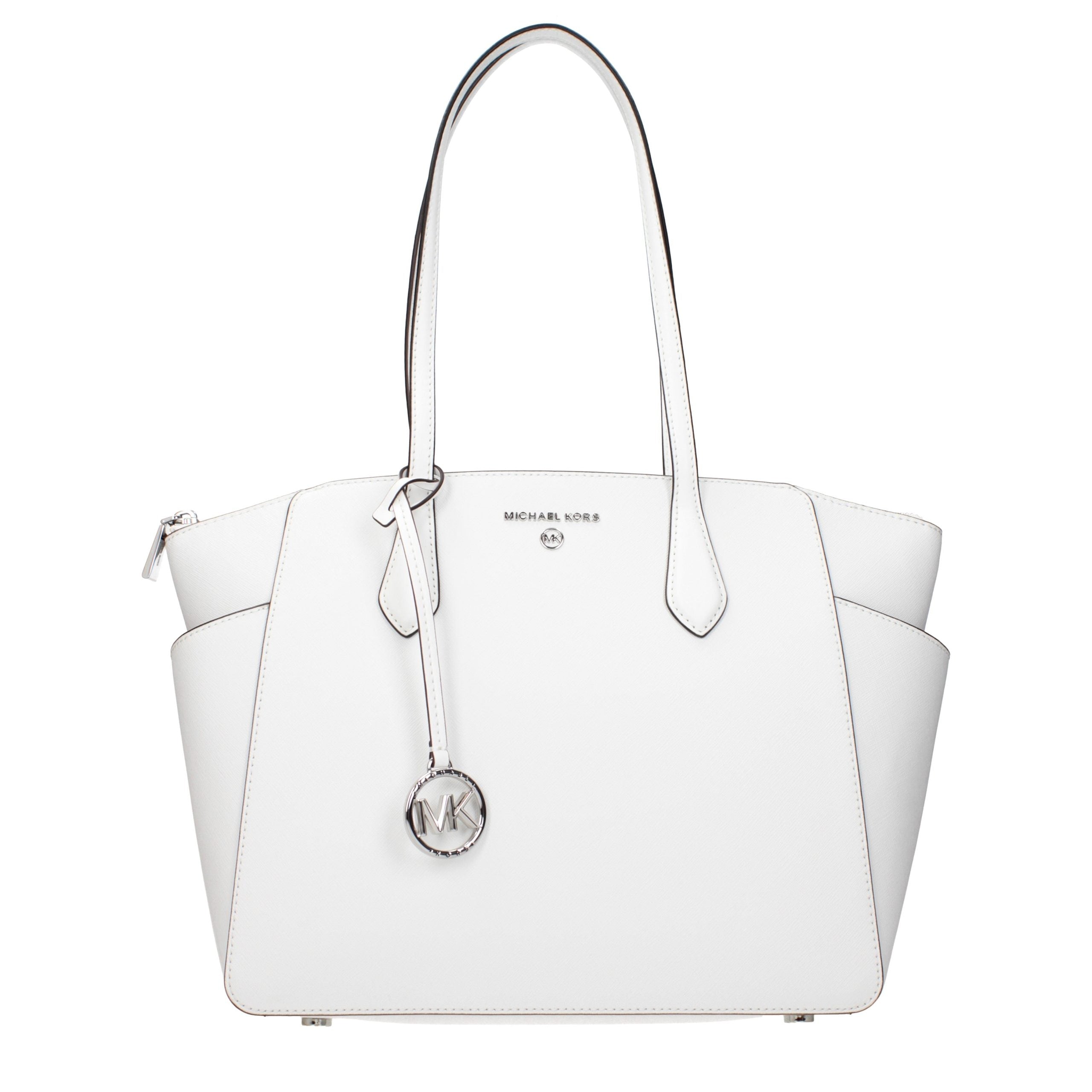 Michael Kors White  Marilyn Shoulder Bag